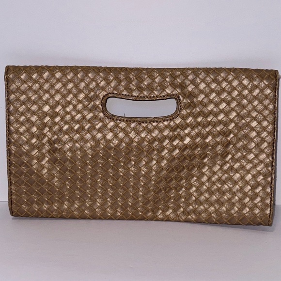 Nine West Medium Beige Envelope Clutch - Picture 3 of 8